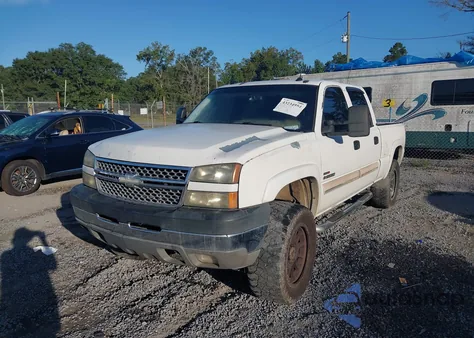 2005 Chevrolet Silverado 2500Hd Lt из США, поврежденный, VIN 1GCHC23275F968815